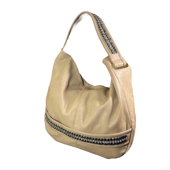 ***SOLD***. Charming Charlie Rhinestone Embellished Strapped Shoulder Bag - Picture 2 of 15